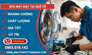 sửa máy giặt tại quế võ