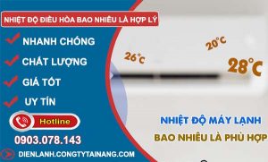 tìm hiểu nhiệt độ điều hoà bao nhiêu là hợp lý