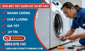 dịch vụ sửa máy sấy quần áo tại mỹ hào