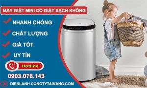 máy giặt mini giặt có sạch không