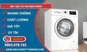 sử dụng máy giặt có tốn điện không