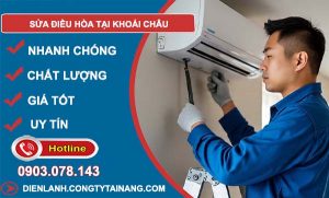 sửa điều hoà tại khoái chấu giá rẻ