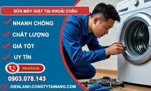 sửa máy giặt tại khoái châu giá rẻ uy tín