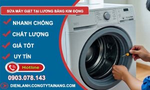 sửa máy giặt tại lương bằng kim động giá rẻ