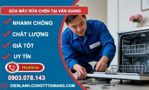 sửa máy rửa chén tại văn giang