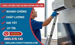 tháo lắp điều hoà tại như quỳnh văn lâm