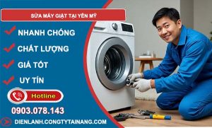 thợ sửa máy giặt tại yên mỹ