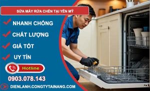 thợ sửa máy rửa chén tại yên mỹ