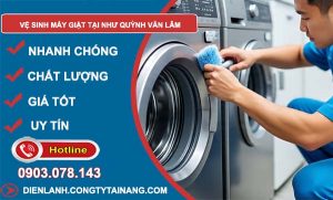 thợ vệ sinh máy giặt tại như quỳnh văn lâm