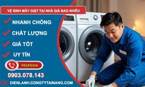 tìm hiểu vệ sinh máy giặt tại nhà giá bao nhiêu