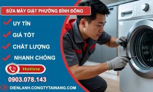 sửa máy giặt phường bình đông uy tín