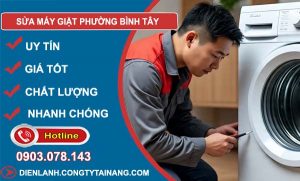 sửa máy giặt phường bình tây