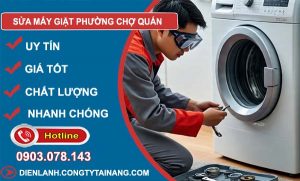 sửa máy giặt phường chợ quán uy tín