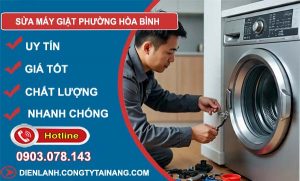 sửa máy giặt phường hòa bình