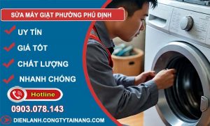 sửa máy giặt phường phú định giá rẻ
