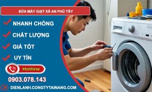 sửa máy giặt xã an phú tây giá rẻ