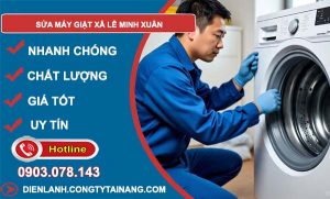 sửa máy giặt xã lê minh xuân