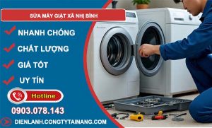 sửa máy giặt xã nhị bình giá rẻ