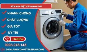sửa máy giặt xã phong phú