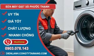 sửa máy giặt xã phước thạnh uy tín