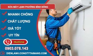 sửa máy lạnh phường bình đông giá rẻ