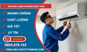 sửa máy lạnh phường bình thới giá rẻ