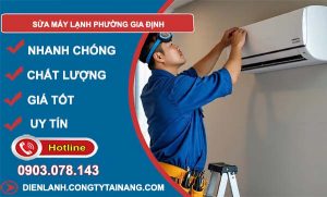 sửa máy lạnh phường gia định giá rẻ