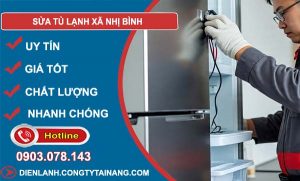 sửa tủ lạnh xã nhị bình giá rẻ