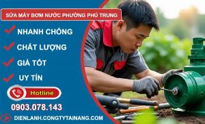 sửa máy bơm nước phường phú trung