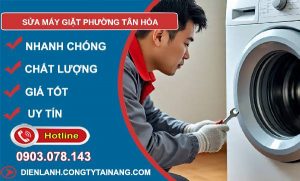 sửa máy giặt phường tân hoà giá rẻ