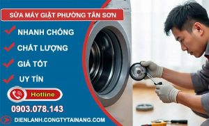 sửa máy giặt phường tân sơn giá rẻ
