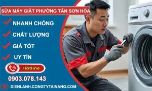 sửa máy giặt phường tân sơn hoà giá rẻ