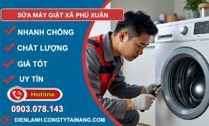 sửa máy giặt xã phú xuân giá rẻ