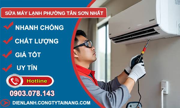 sửa máy lạnh phường tân sơn nhất giá rẻ