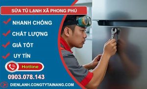 sửa tủ lạnh xã phong phú