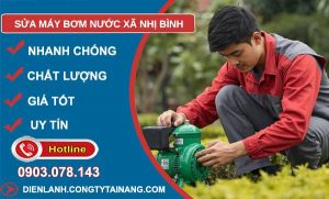 sửa máy bơm nước xã nhị bình