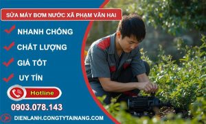 sửa máy bơm nước xã phạm văn hai giá rẻ