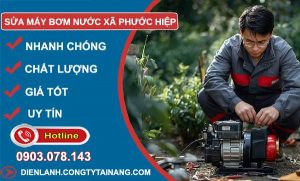 sửa máy bơm nước xã phước hiệp giá rẻ
