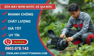 sửa máy bơm nước xã qui đức giá rẻ