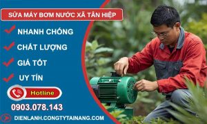 sửa máy bơm nước xã tân hiệp