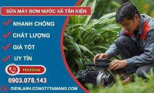 sửa máy bơm nước xã tân kiên