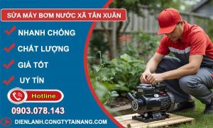 sửa máy bơm nước xã tân xuân giá rẻ