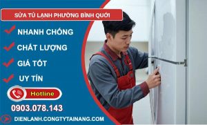 sửa tủ lạnh phường bình quới