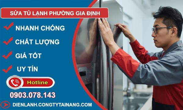 sửa tủ lạnh phường giá định