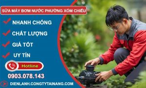sửa máy bơm nước phường xóm chiếu giá rẻ