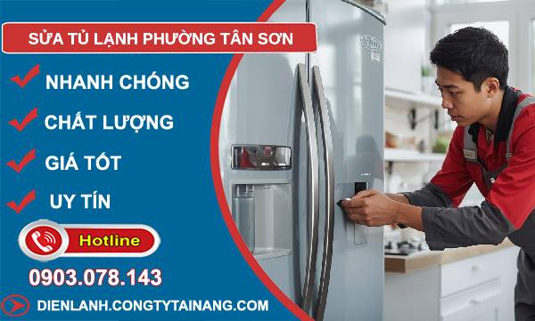 sửa tủ lạnh phường tân sơn