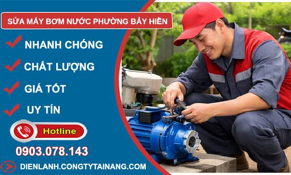 sửa máy bơm nước phường bảy hiền