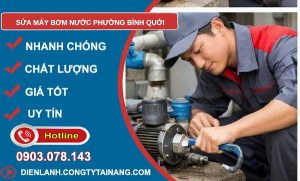 sửa máy bơm nước phường bình quới giá rẻ