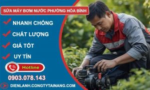 sửa máy bơm nước phường hoà bình