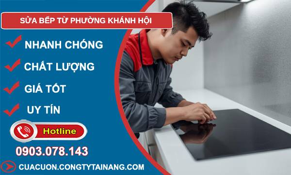 sửa bếp từ phường khánh hội giá rẻ